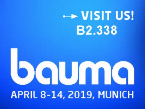 Visit us booth B2.338 at the bauma event